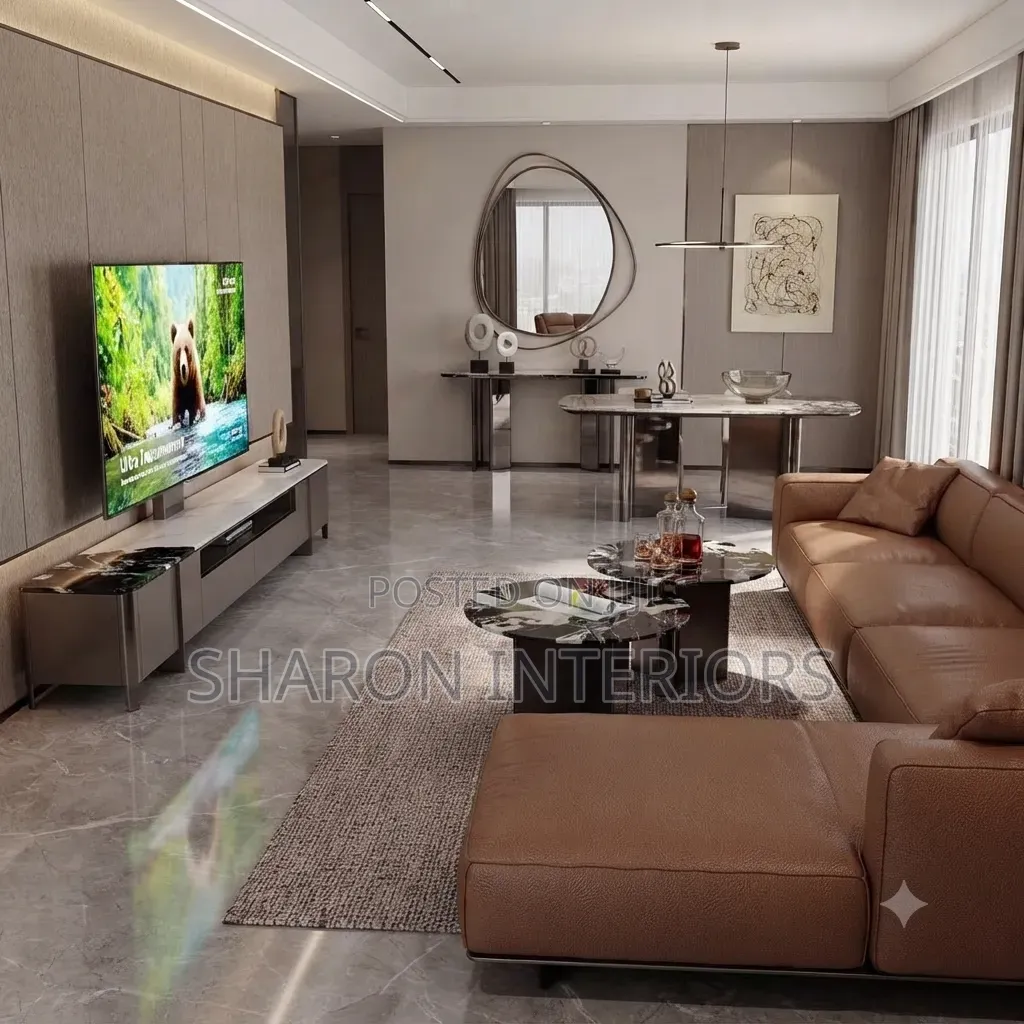 Luxury Black Marble Nesting Coffee Table Set