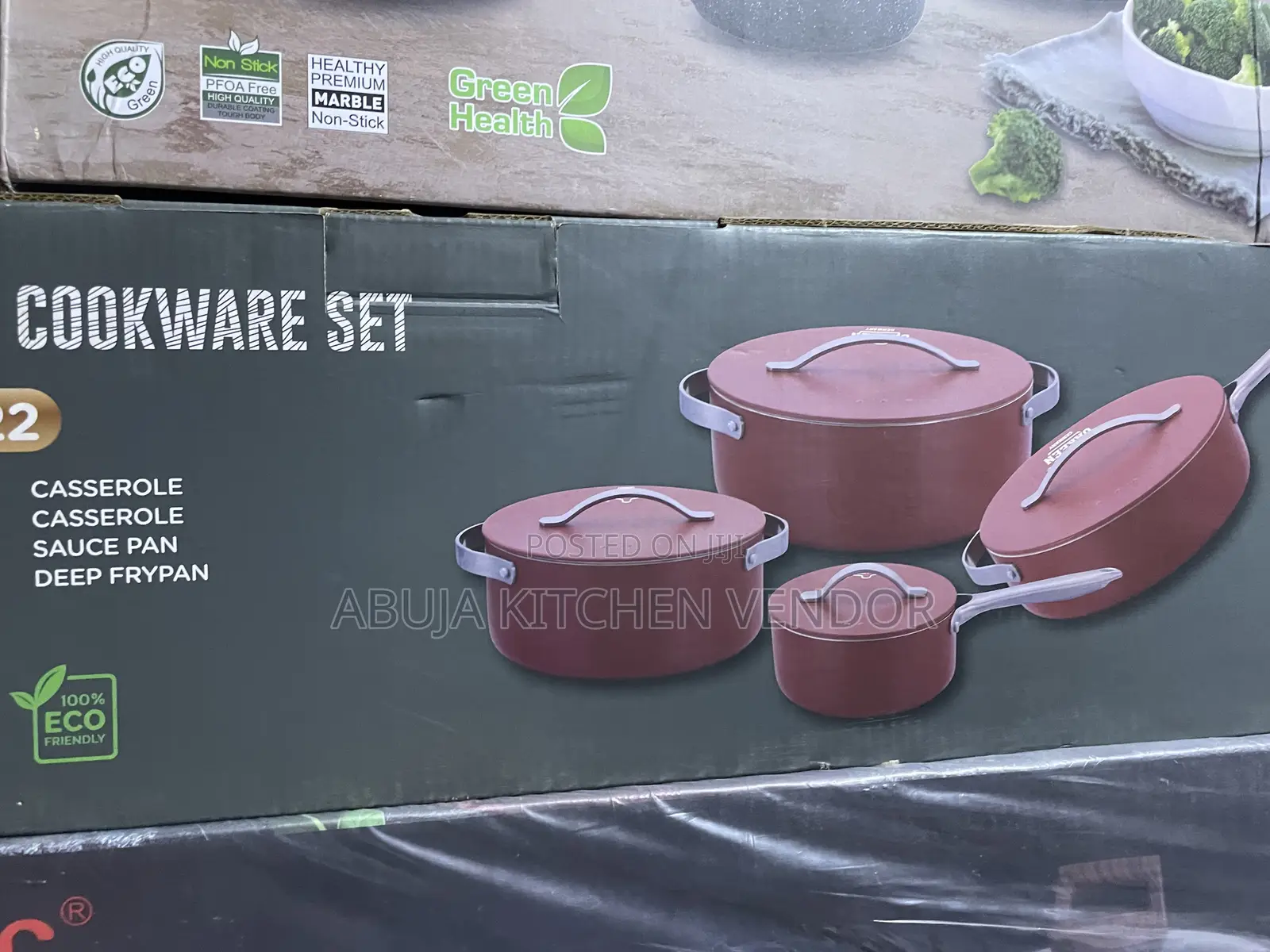 Casserole Pot Set With Cast Cover