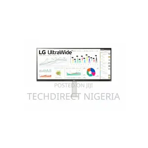 Lg 34" 21:9 Ultrawide FHD (2560 X 1080) Monitor With Ergo Stand Usb-C