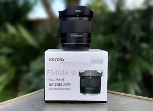 Viltrox Af 20mm F/2.8 Stm Full Frame Lens For Sony E-mount