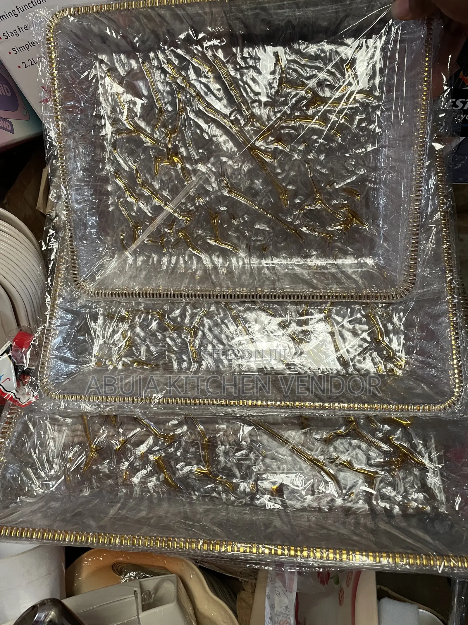 Acrylic Tray Set of 3