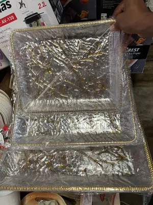 Acrylic Tray Set of 3