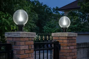 Luxury Crystal Outdoor Pillar / Gate Light