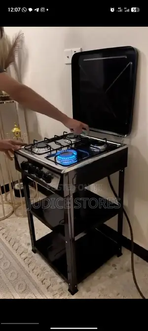 4 Burner Standing Gas Cooker With Shelf