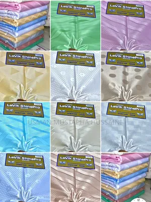 New,Stock 
 Lavik Shinepro
 6,500 Per Yard .