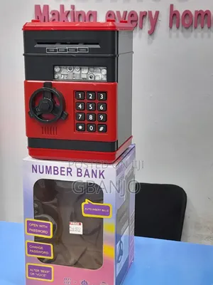 Electronic Piggy Bank Safe Box – Automatic Cash Coin Savings Box
