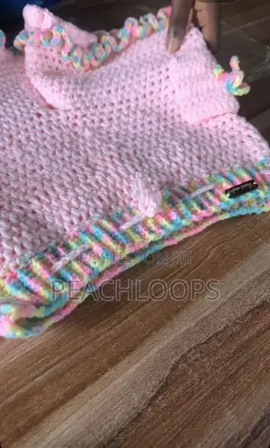 Handmade Crochet Ruffle Shorts