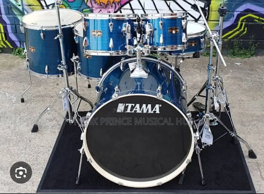 Clean Professional Tama 5-Piece Drum Set