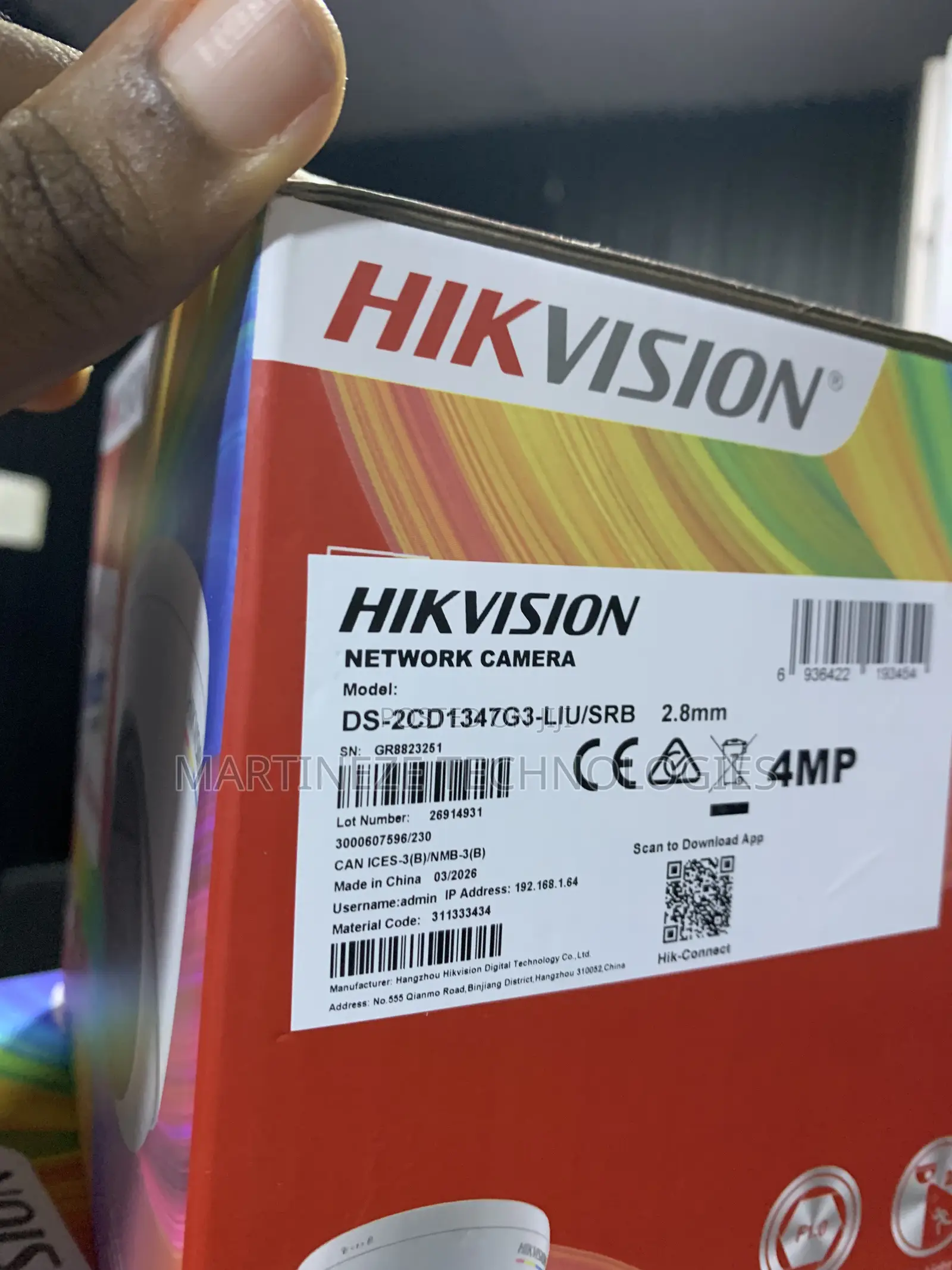 Hikvision 4mp Colorvu Two-Way Audio Ip Indoor