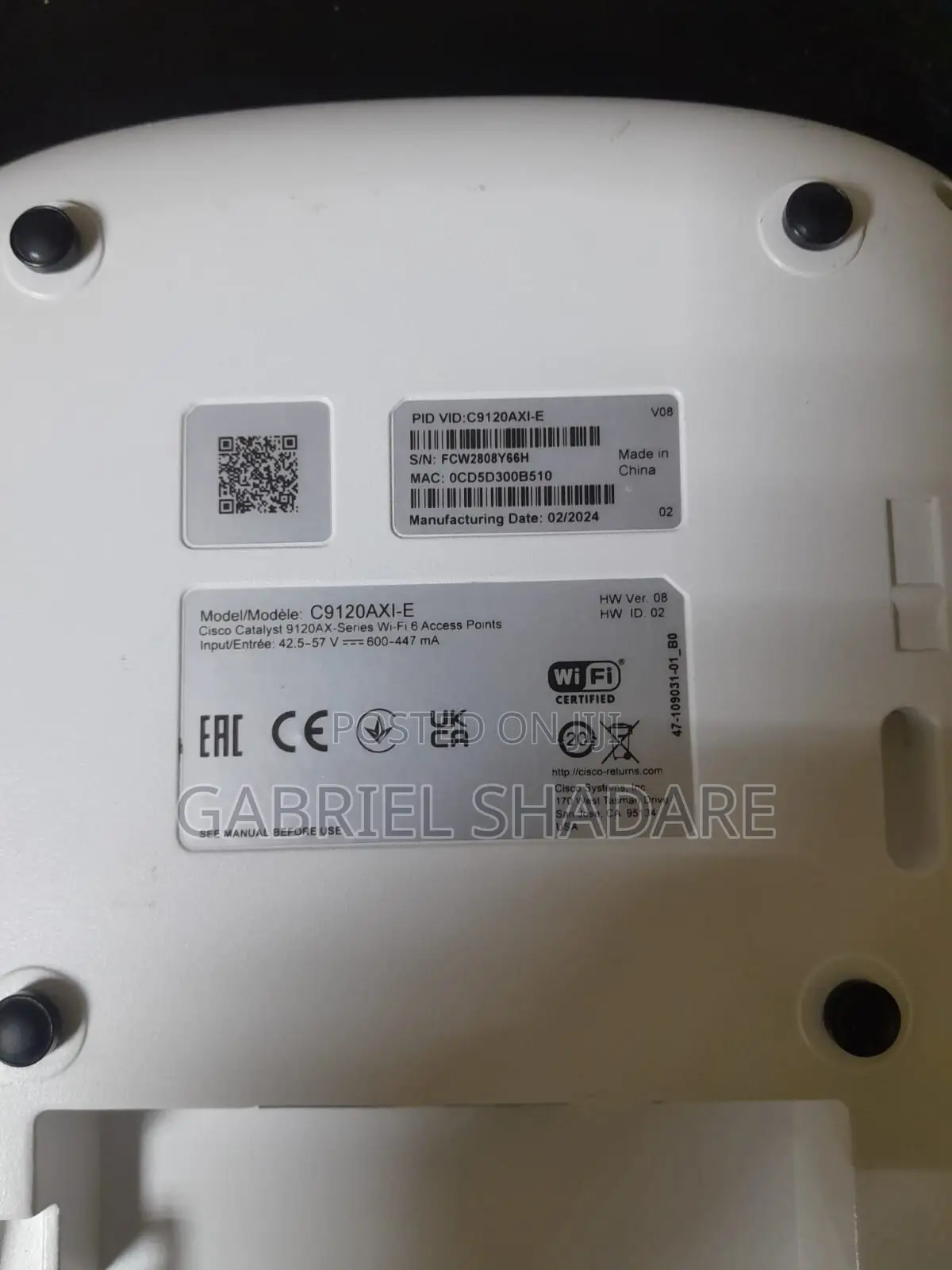 Cisco Access Point C9120axi-E