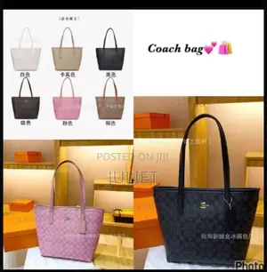 Coach Pink Tote Bag