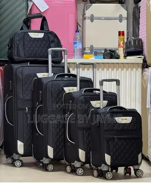 Lightweight Durable 5-Pieces Fabric Luggage