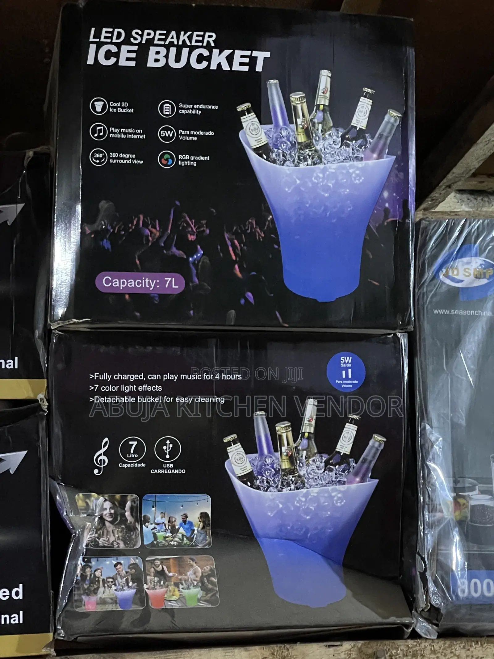 Led Speaker Ice Bucket