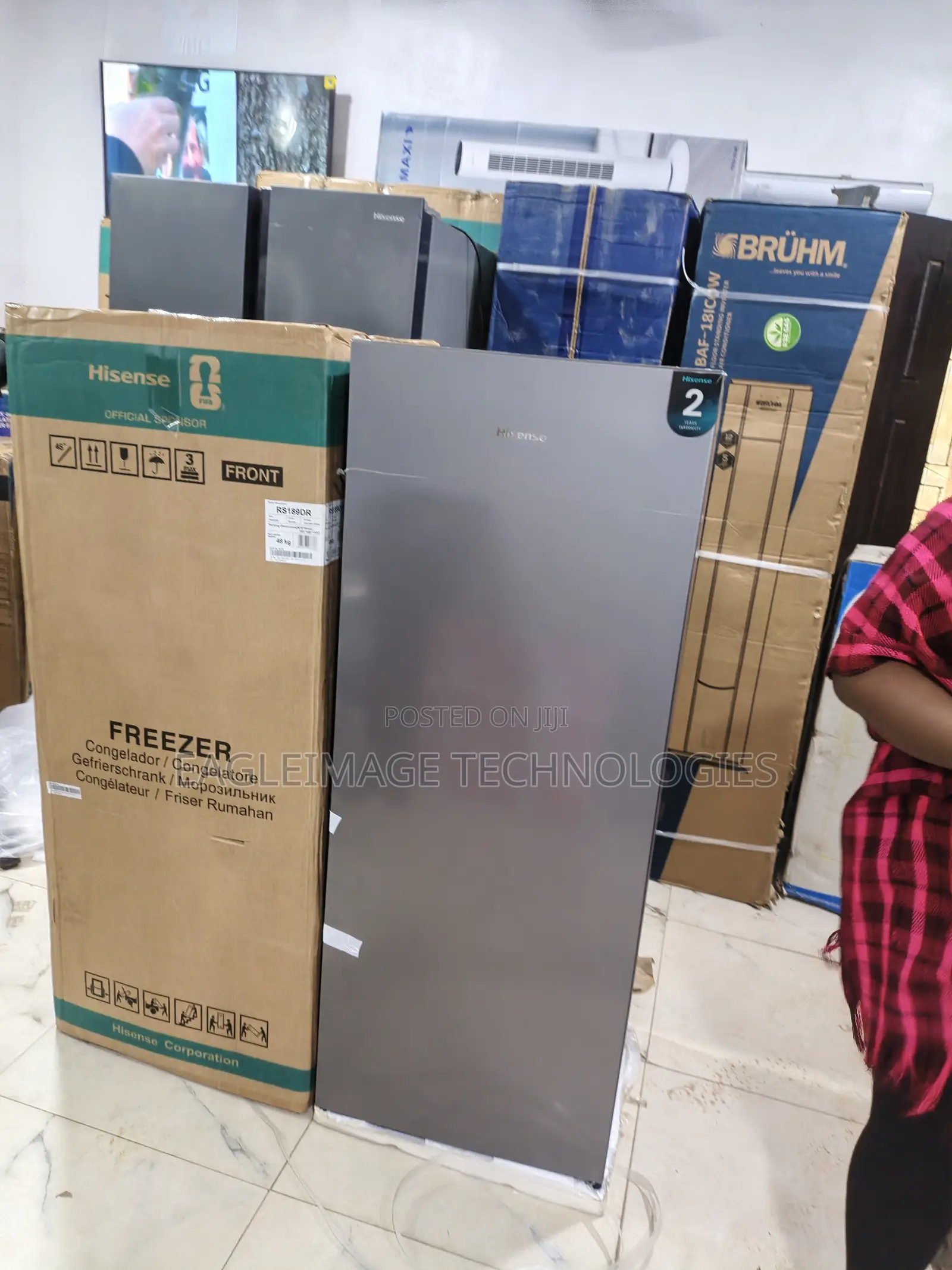 New Arrival: Hisense Upright Freezer (Rs189dr)