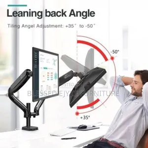 Kaloc (Ds90-2) 17-32 Inch Dual LCD Monitor Desk Mount Stand