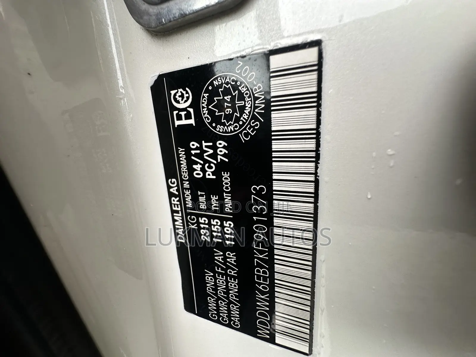 Mercedes-Benz C43 2019 White