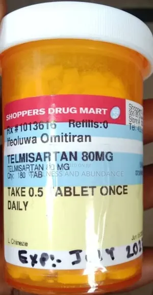 Telmisartan 80mg Foreign (From Canada) 180tablets