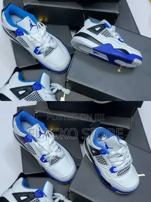 Original Air Jordan 4 Retro Sneakers for Kids