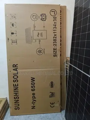 The Sunshine Solar 650w Monocrystalline Panel