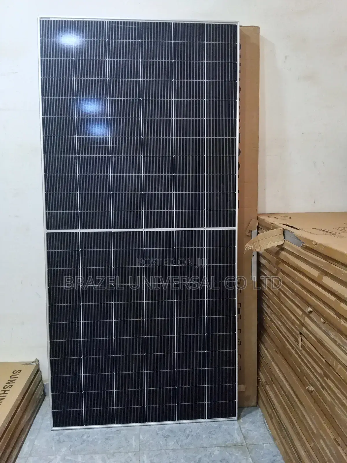 The Sunshine Solar 650w Monocrystalline Panel