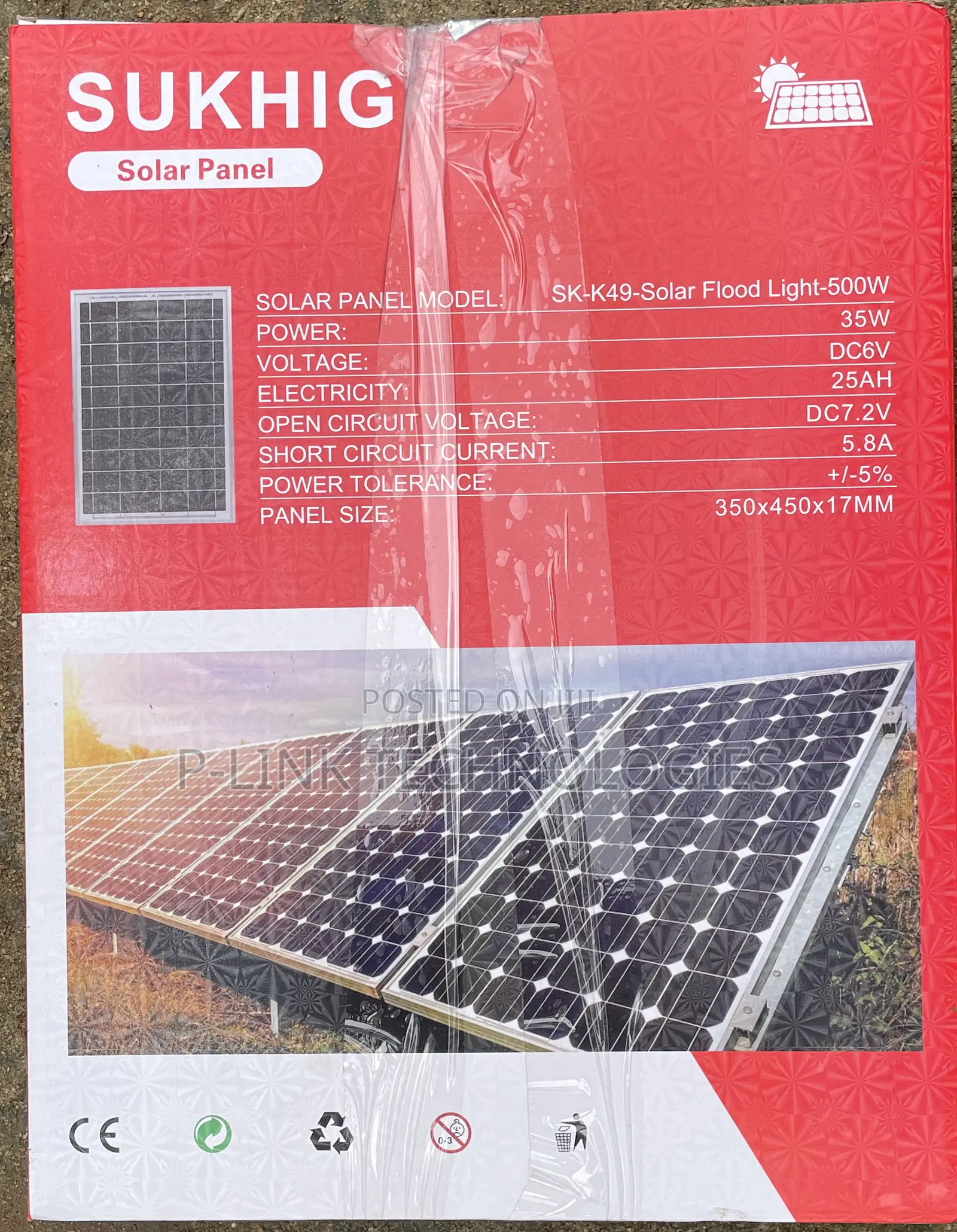 500w Solar Flood Light