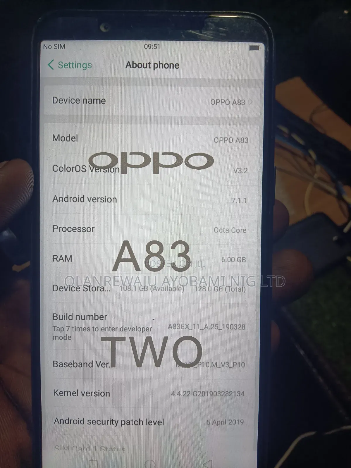 Oppo A83 128 GB Blue