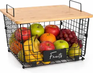 Wooden Cover Food Storage