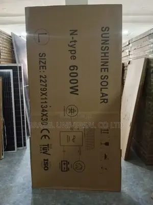 Sunshine Solar 600w Monocrystalline Panel 43.2v