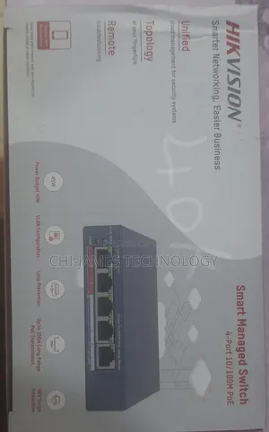 Hikvision 4port and 8 Port Unmanaged Poe Switch
