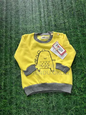 IBb Yellow Dinosaur Sweatshirt for Baby – Brand New With Tags