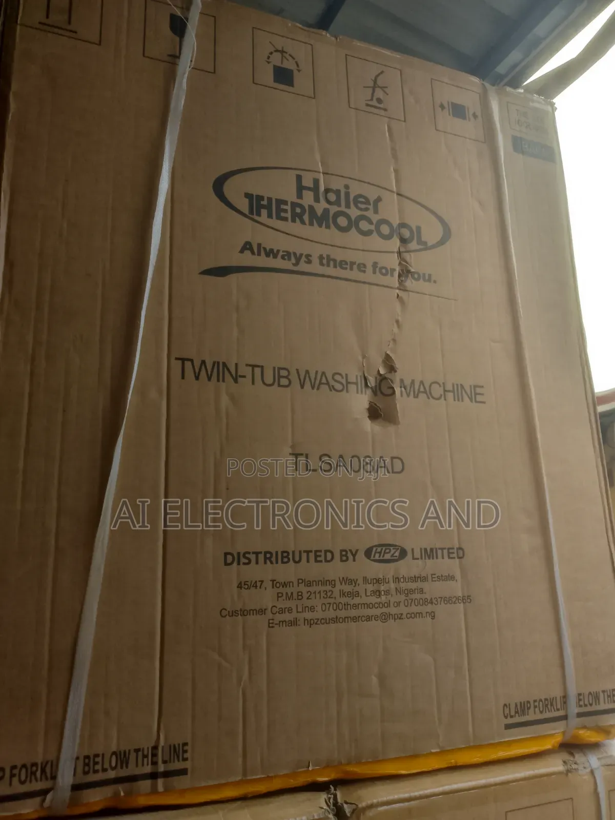 Haier Thermocool Semi Automatic Washing Machine 8kg .