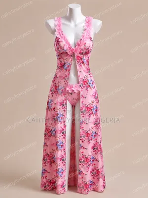 Ladies Sexy Lingerie/Nightgown With Complementary Pant
