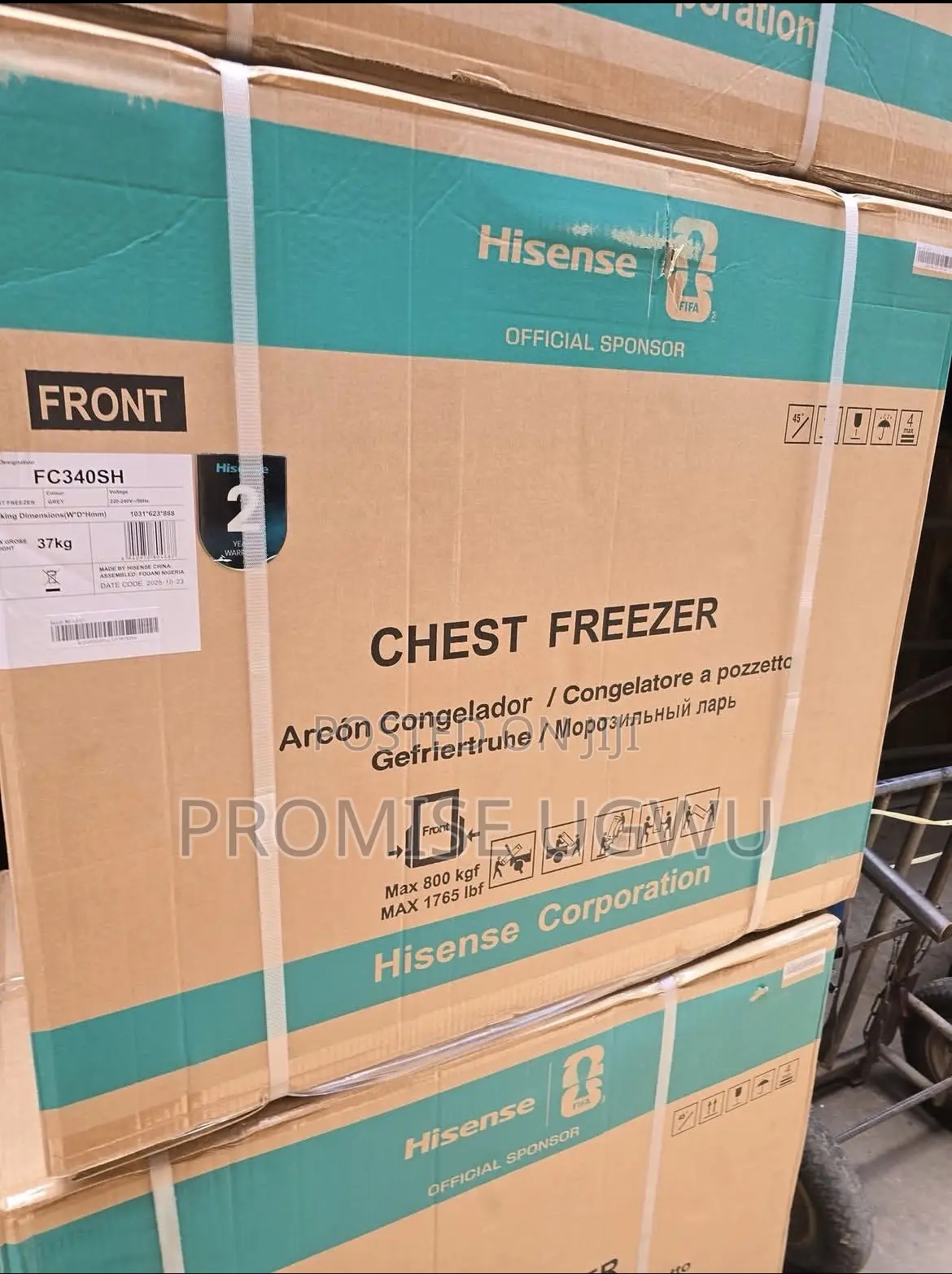 Hisense Chest Freezer 250l (Fc340sh)