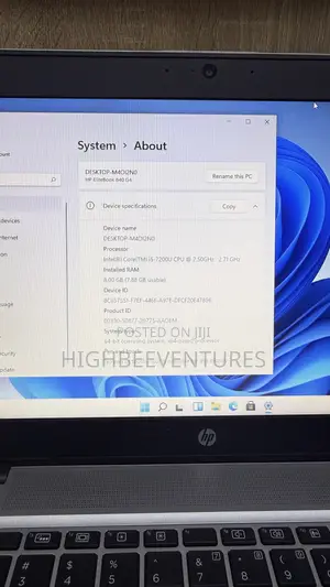 Laptop HP EliteBook 840 G4 8GB Intel Core i5 SSD 256GB