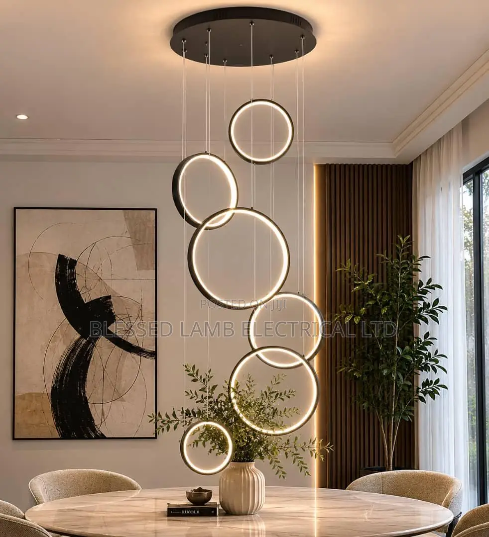 Modern Multi-Ring Led Chandelier Pendant Light