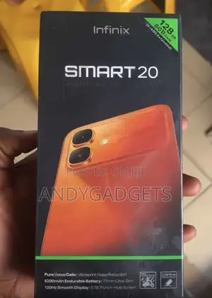 New Infinix Smart 20 128 GB Black