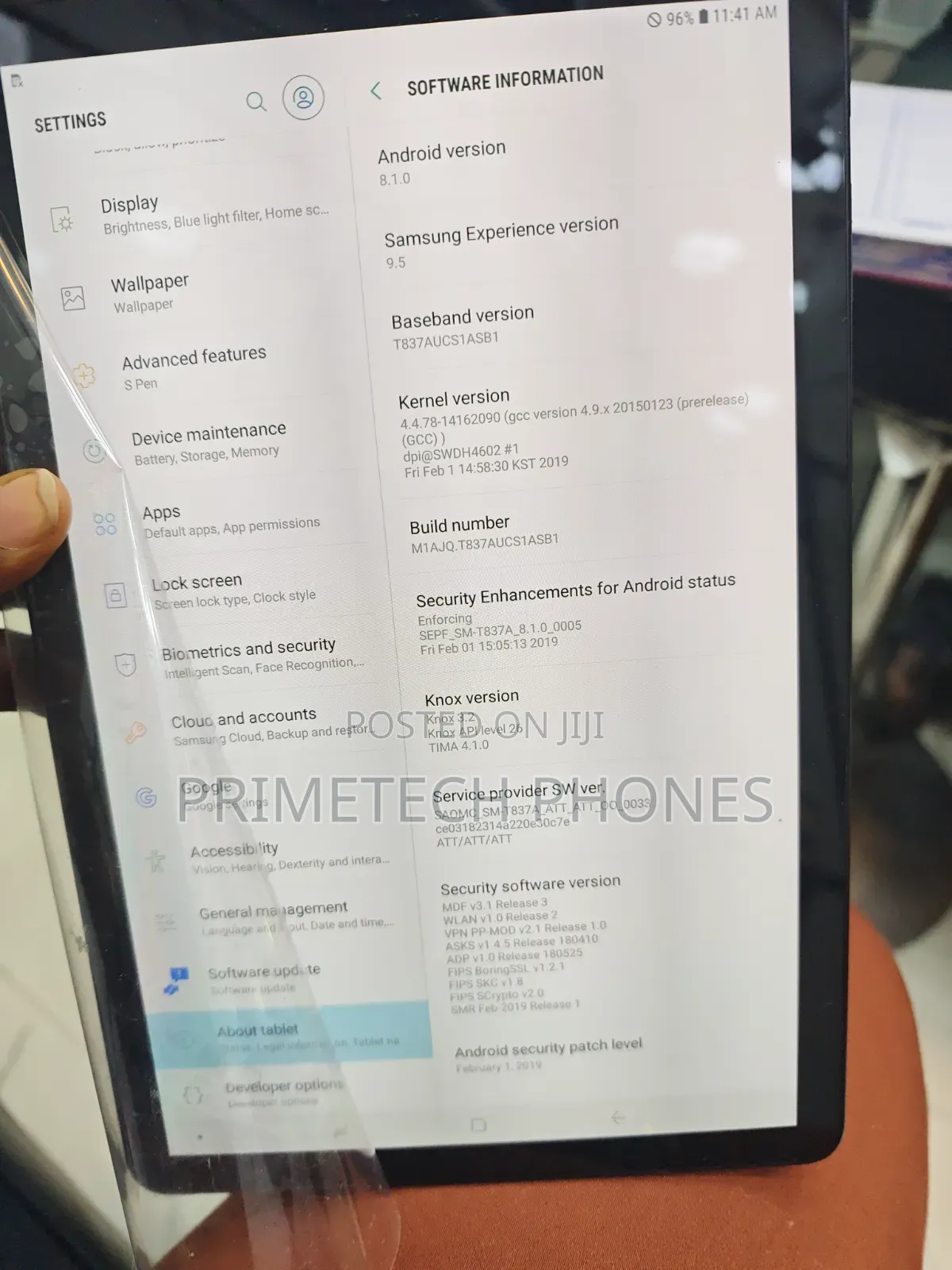Samsung Galaxy Tab S4 64 GB Black