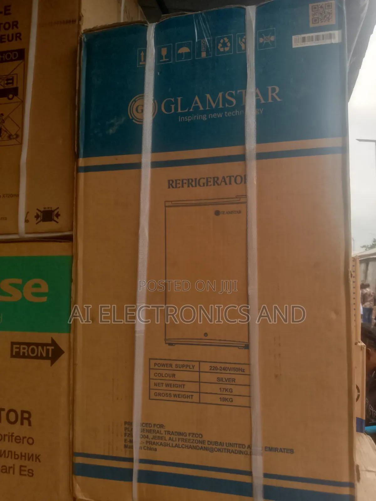 Glamstar Table Top Refrigerator Model GFR-120s-I