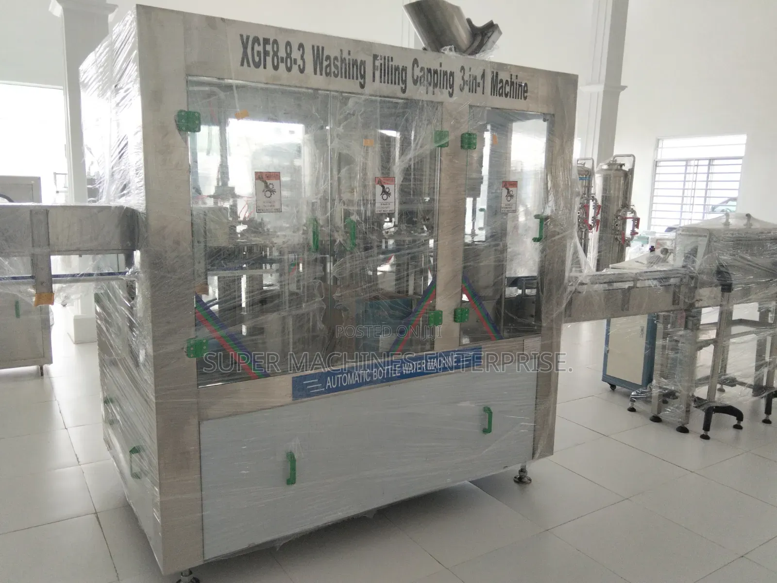 Automatic Bottle Water Machine Mono Block 8-8-3