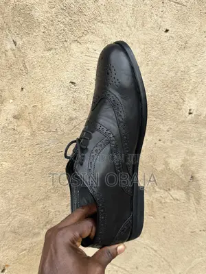 Black Handmade Brogues
