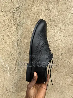 Black Handmade Brogues