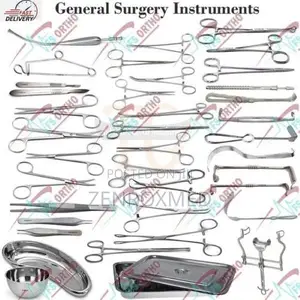 Generic / Stainless Steel General Surgical Instrument Set (Basic Tray)