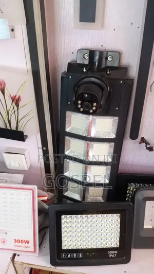 Solar Lights and CCTV Camera