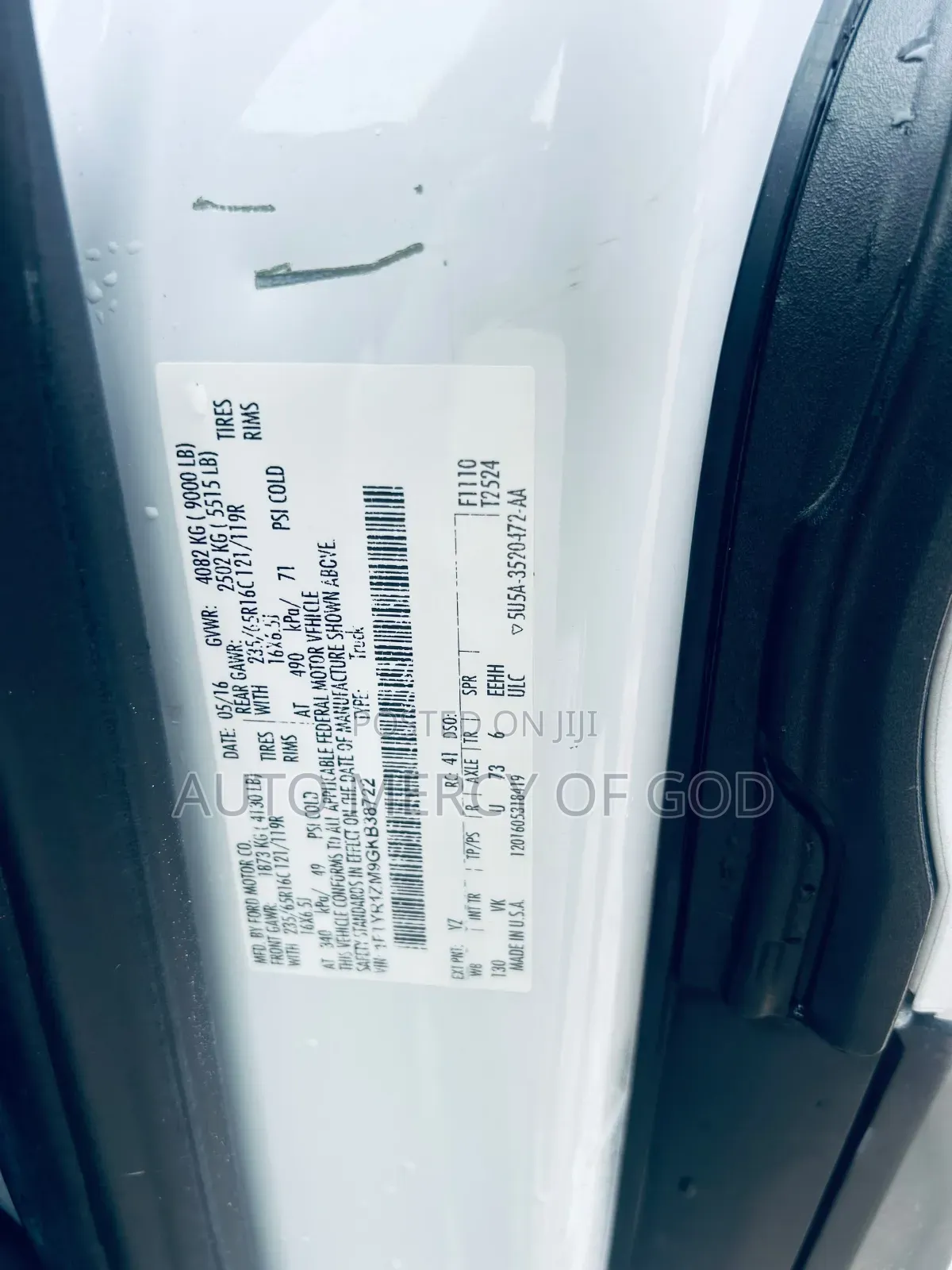 Ford Transit 2016 White
