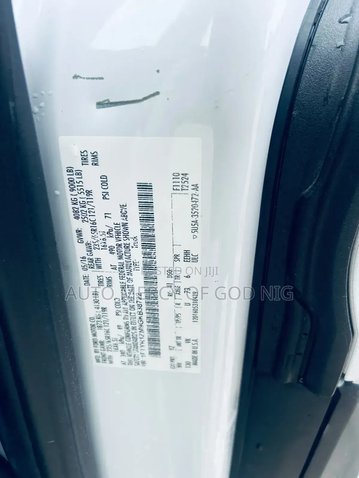Ford Transit 2016 White