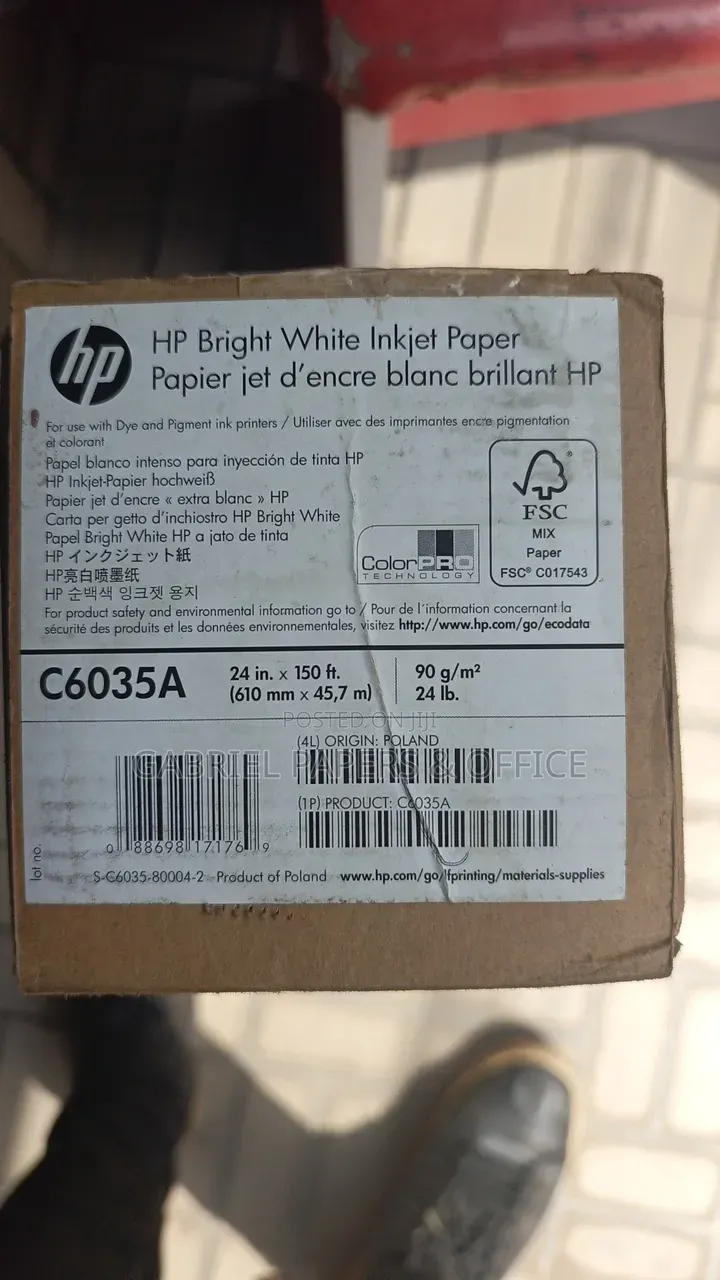 Hp Inkjet Plotter Paper