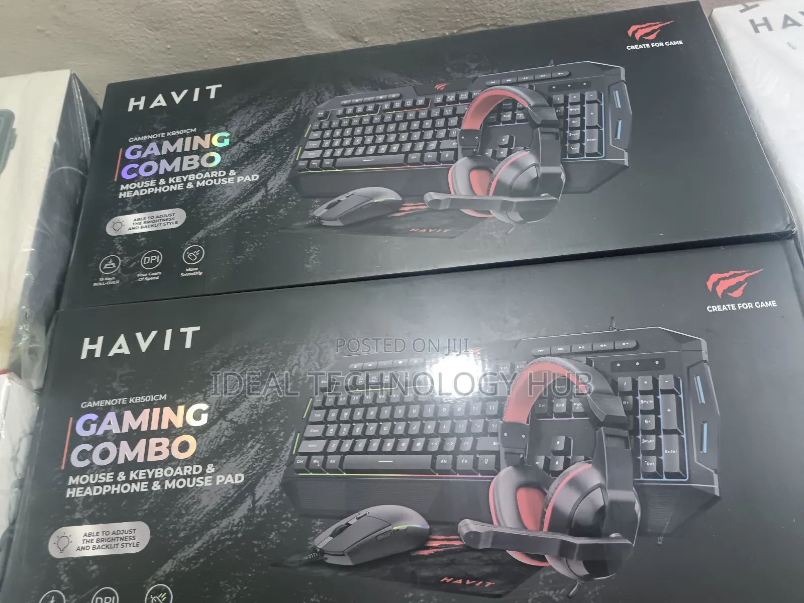 Havit Gaming 4 in 1 Combo Gamenote Kb501cm