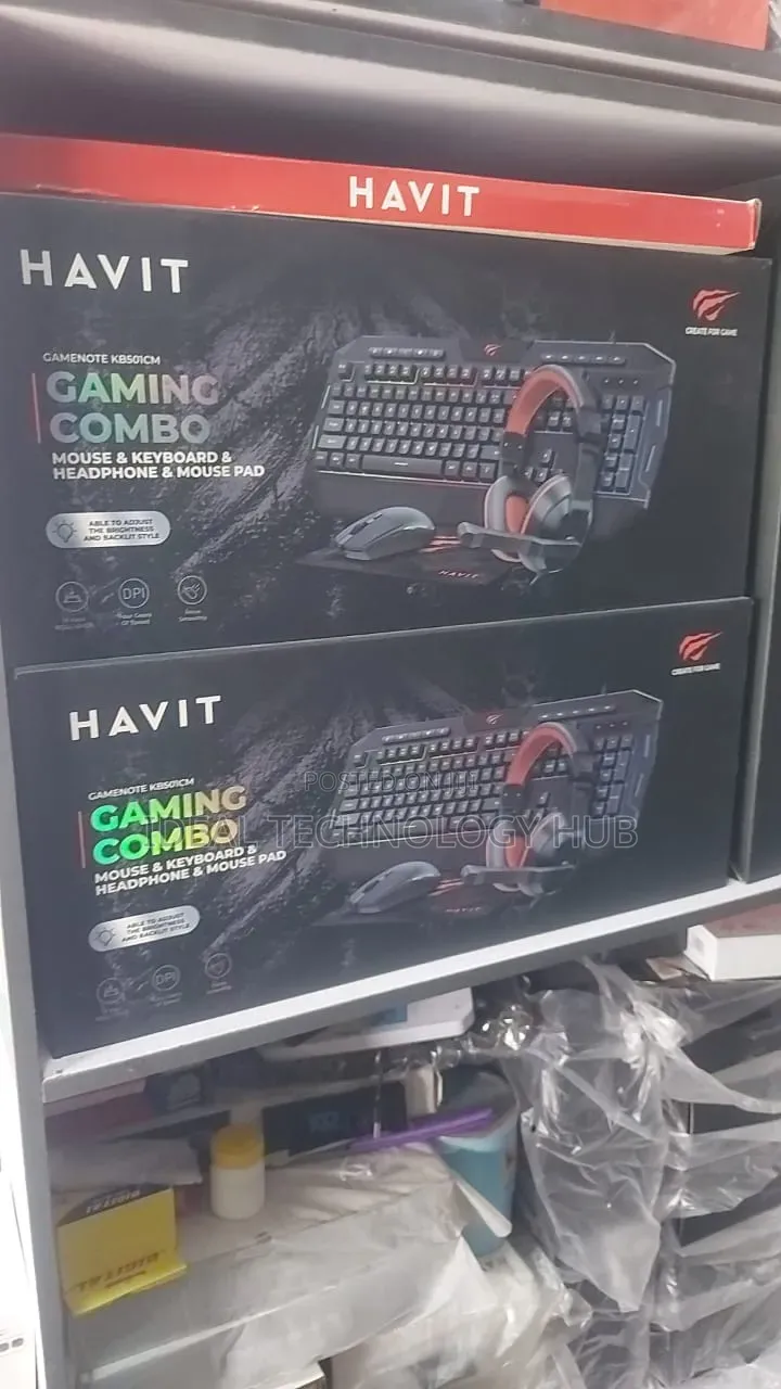 Havit Gaming 4 in 1 Combo Gamenote Kb501cm