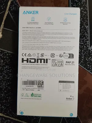 Anker Usb C Hub (5 in 1, , Hdmi)