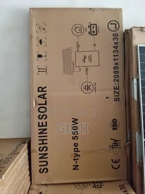 Sunshine Solar 550w Monocrystalline Panel